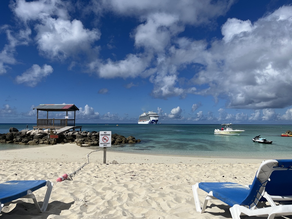Marina on our beach